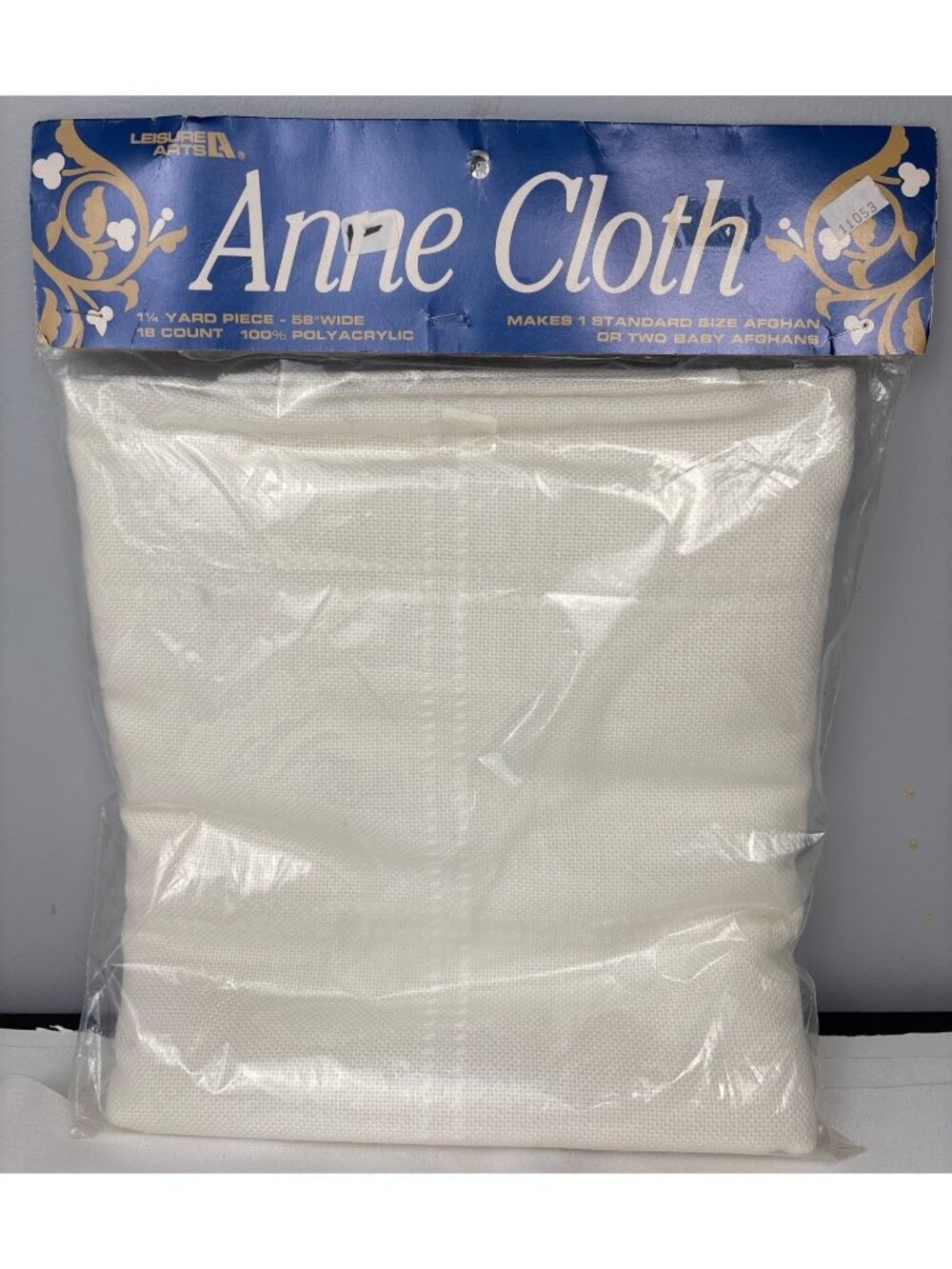 Anne Cloth 18-Count Polyacrylic Cross-Stitch Fabric 1.25 yards x 58" Afghan